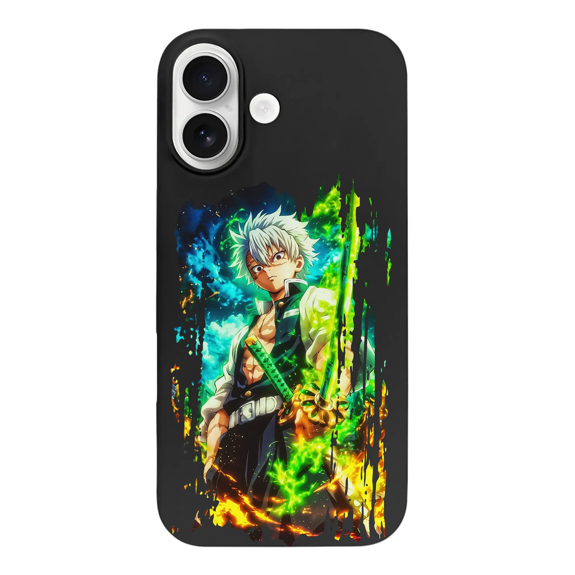 鬼滅の刃 グッズ,不死川 実弥 - iPhone 17 シリーズ シリコンケース 薄型 耐衝撃 指紋防止 ソフトタッチカバー 精密フィット 傷防止 保護ケース iPhone 17/17 Air/17 Pro/17 Pro Max 対応